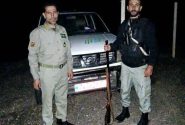 پایان تعقیب در ارسباران؛ شکارچی غیرمجاز با سلاح شکاری به دام افتاد