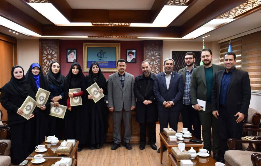 دیدار صمیمی رئیس دانشگاه تبریز با اعضای بسیج رسانه آذربایجان شرقی