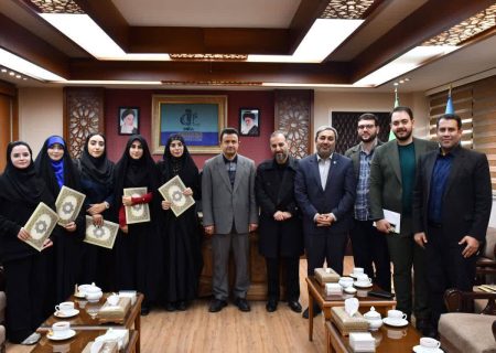 دیدار صمیمی رئیس دانشگاه تبریز با اعضای بسیج رسانه آذربایجان شرقی