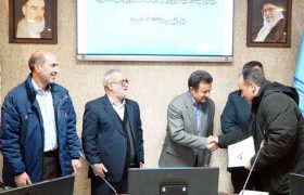 تجلیل از وحید کاظم زاده اندیشه‌ورز فعال و نمونه بخش کشاورزی در دانشگاه تبریز