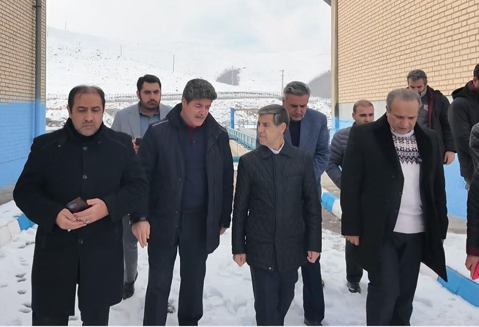 بررسی ارتقای تصفیه‌خانه فاضلاب سهند با حضور نماینده مجلس