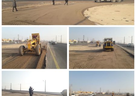 آغاز عملیات اجرایی احداث دوربرگردان‌های همسطح در کنارگذر شهید محسنی شهر جدید سهند