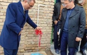 افتتاح سه طرح آبرسانی روستایی در شهرستان اهر همزمان با دهه مبارک فجر