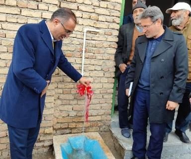 افتتاح سه طرح آبرسانی روستایی در شهرستان اهر همزمان با دهه مبارک فجر