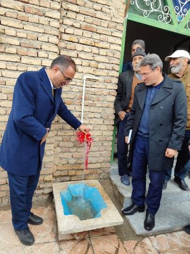 افتتاح سه طرح آبرسانی روستایی در شهرستان اهر همزمان با دهه مبارک فجر