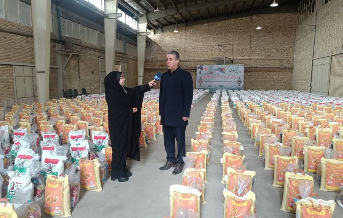 توزیع ۴ هزار بسته معیشتی بین مددجویان در قالب پویش «ایران همدل»