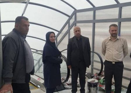 تکمیل نصب پله برقی های عابرگذر دارایی و آماده سازی برای راه اندازی
