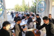 هم‌نوا با کاروان عشق؛ نذری کارکنان شرکت عمران شهر جدید سهند در سومین روز شهادت اباعبدالله الحسین(ع)
