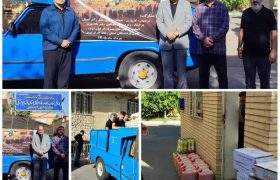 ارسال اقلام اهدایی ستاد اربعین اداره‌کل تعاون، کار و رفاه اجتماعی استان آذربایجان شرقی به مرز تمرچین در آستانه ایام اربعین حسینی