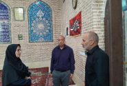 حضور شهردار منطقه ۸ در مسجد چیت سازان و رسیدگی به مسائل و مشکلات این مسجد تاریخی