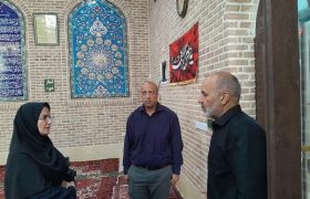 حضور شهردار منطقه ۸ در مسجد چیت سازان و رسیدگی به مسائل و مشکلات این مسجد تاریخی