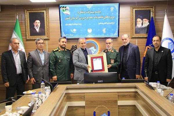 فرمانده سپاه عاشورا از نقشآفرینی آبفای آذربایجان شرقی در توسعه زیرساختهای آبرسانی تقدیر کرد