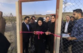 بهره‌برداری از سامانه آبیاری تحت فشار تیپ در ۶۳ هکتار از اراضی کشاورزی شهرستان سراب