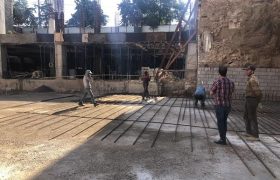 آغاز آرماتوربندی فونداسیون بلوک B در پروژه بازآفرینی شهری راسته‌کوچه