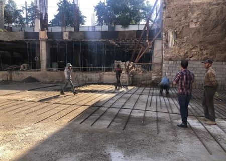 آغاز آرماتوربندی فونداسیون بلوک B در پروژه بازآفرینی شهری راسته‌کوچه
