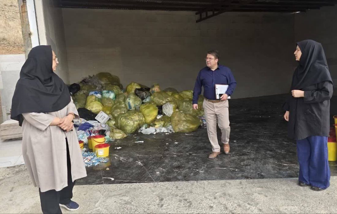 ردپای پسماندهای پزشکی غیر بیمارستانی بی‌خطرسازی‌نشده در مرکز دفن زباله های شهری تبریز